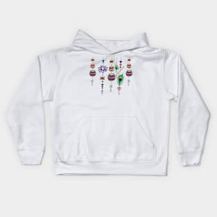 Indian decoration Hand drawn Kids Hoodie